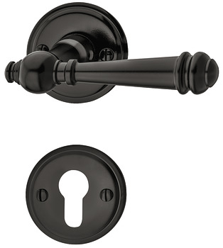 Door handle set, steel/brass stained, Scheitter, 184Z/284/285
