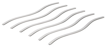Protection rails, Curved, dim. 12 x 3 mm (W x H)