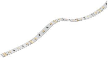 LED strip light, Häfele Loox5 LED 2064 12 V 8 mm 3-pin (multi-white), 2 x 60 LEDs/m, 4.8 W/m, IP20