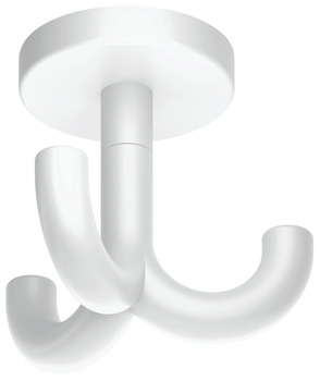 Ceiling hook, Polyamide, with 3 hooks, ceiling installation