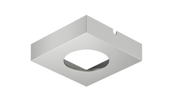Housing for undermounted light, for Häfele Loox5 light module for drill hole ⌀ 58 mm, steel