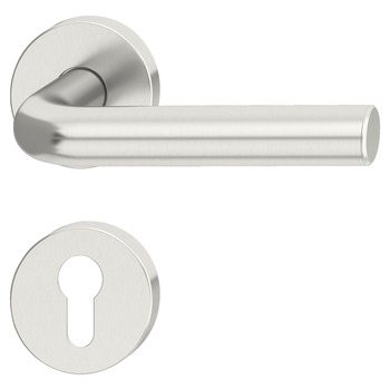 Door handle set, Stainless steel, Startec, PDH5101, rose/escutcheon