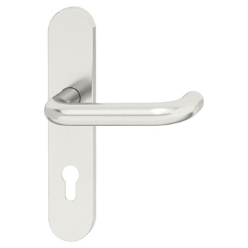 Door handle set, Stainless steel, Startec, PDH5102, long backplate