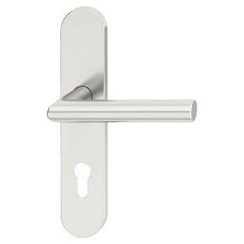 Door handle set, Stainless steel, Startec, PDH5103, long backplate