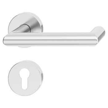 Door handle set, Aluminium, Startec, PDH5206, rose/escutcheon