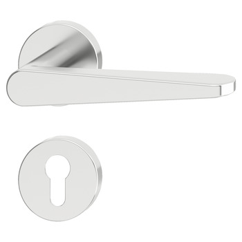 Door handle set, Aluminium, Startec, PDH5233, rose/escutcheon
