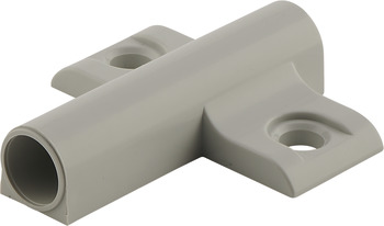 Cruciform adapter housing, For soft closing mechanism for doors, For screw fixing into 32/37 mm series drilled holes
