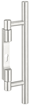 Lever handle, Hewi, For escape routes and panic areas, stainless steel, square