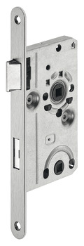 Mortise lock, for hinged doors, Startec, grade 2, bathroom/WC, backset 55 mm