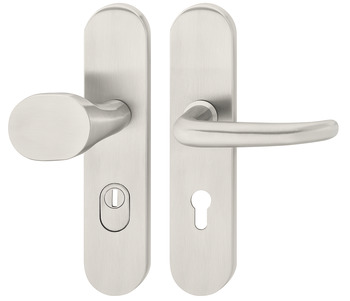 Security door handles, Stainless steel, Startec, SDH 2104-E impact resistance category 1