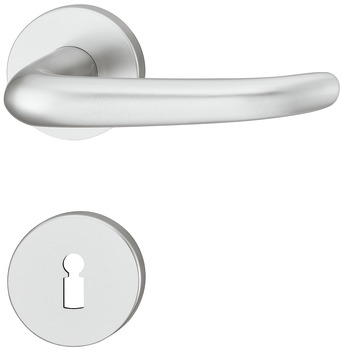 Door handle set, Aluminium, FSB, model 72 1023