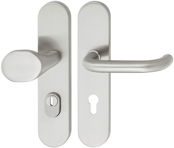Security door handles, Stainless steel, Startec, SDH 2102 impact resistance category 2