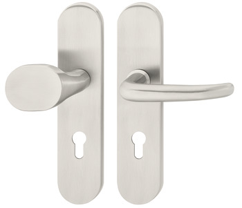 Security door handles, Stainless steel, Startec, SDH 1104-E impact resistance category 1