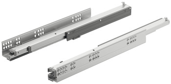 Concealed runner, Full extension Synchro, load bearing capacity up to 30 kg, steel, synchronised running, pin installation