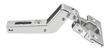 Concealed hinge, Häfele Metalla 510 SM 94°, for 30° corner application, half overlay