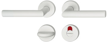 Door handle set, Polyamide matt, Hewi, model 162PBR01.230