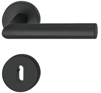 Door handle set, Polyamide matt, Hewi, model 162PBR01.230