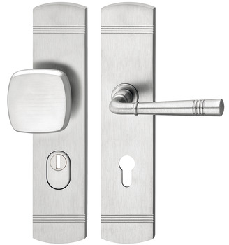 Security door handle, Brass, Startec, Sdh 2134-E Impact Resistance Category 1
