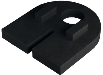 Rubber foam lining, For glass clamp, bar railing system