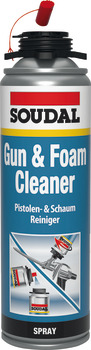 Foam cleaner, Soudal; removes PU foam residues