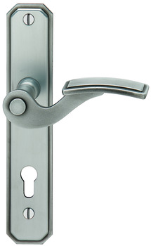 Security door handles, Scheitter, steel/brass, Si-K291/12/194