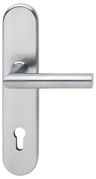 Fire resistant security door handles, stainless steel, Hoppe, Amsterdam FS-E86G/332/3330/1400F impact resistance category 1 (protection class 2)