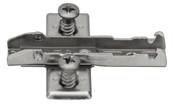 Cruciform mounting plate, For Tiomos, with pre-mounted Pan head Euro screws