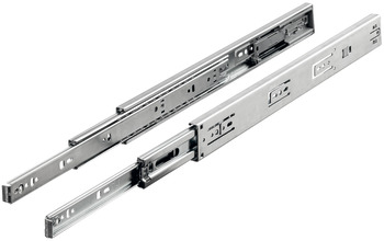 Ball bearing runner, Full extension, Accuride 3832 EC next gen., load bearing capacity up to 45 kg, steel, side mounting