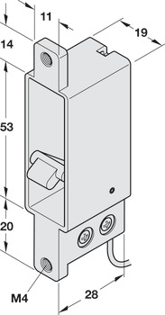 Contacto de conexión de la palanca, Modelo 875-10