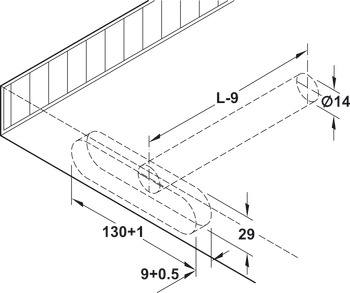 Soporte de estante, con placa atornillada, ajuste lateral, de altura y de inclinación