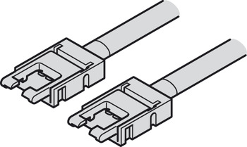 Cable de conexión, para tira LED Häfele Loox5 10 mm 4 polos. (RGB)
