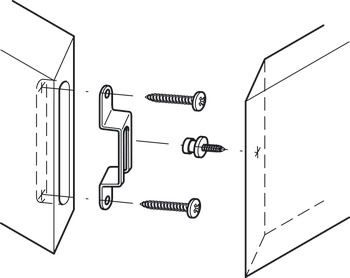 Tornillos de conexión, Modular, con punta, para tope unilateral en madera