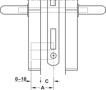 Set de terminal de puerta, Dialock DT 100, R3, para puertas con requisitos estándar, Legic<sup>®</sup> Integra