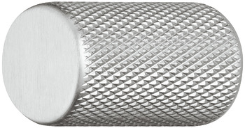 Botón de mueble, Aluminio, diámetro 17 mm