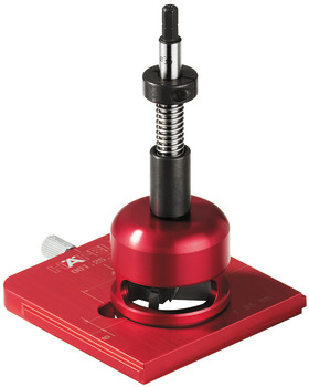 Dispositivo para taladrar, Häfele Red Jig, para bisagras de cazoleta 35 mm, medida de perforación 52/5,5