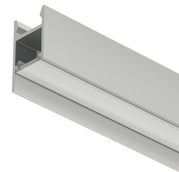 Perfil para montaje bajo estante, Perfil Häfele Loox5 2104 para tiras LED de 8 mm