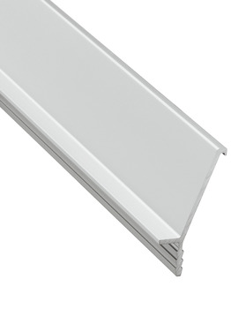 Profilé de poignée, en aluminium, pour optique de façades sans poignée