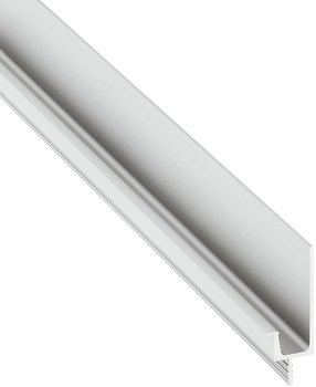 Profilé de poignée, en aluminium, pour optique de façades sans poignée