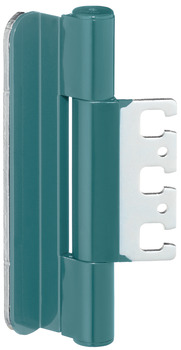 Paumelle de porte pour portes de projet, Hewi B 8107.160, pour portes de projet en feuillure jusqu’à 180 kg