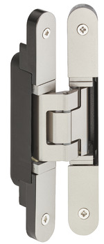 Paumelle de porte, Simonswerk TECTUS TE 240 3D N, à pose invisible, pour portes à recouvrement jusqu’à 60 kg