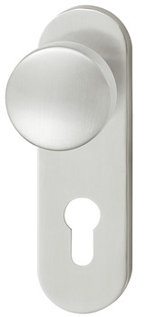 Plaque de bouton, pour épaisseur de la porte : 42–52 mm, BKS