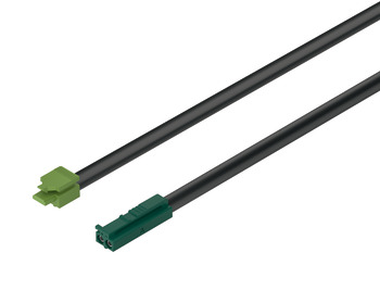 câble d'alimentation, pour Häfele Loox5 24 V modulaire avec connecteur à enficher 2 pôles (monochrome)