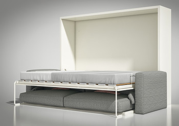 Ferragem para cama abatível, Sofá-cama Teleletto II, com aro, estrado e aro de sofá