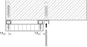 Perfil de mecanismo de retenção, Sistema de montagem de painel para encaixar