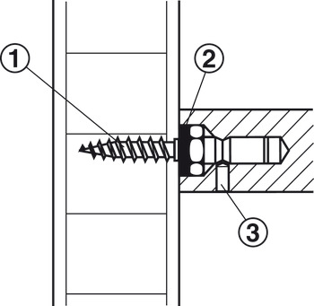 Conjunto de montagem, Startec, para portas em madeira, instalação lateral, suportes direitos