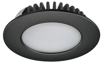 Luz embutida/iluminação inferior, Häfele Loox LED 2020 12 V, diâmetro de furo 55 mm, liga de zinco