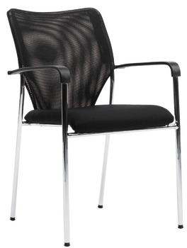 Cadeira de projeto XPECT, P2002, assento acolchoado: Cobertura em tecido, encosto almofadado: Network
