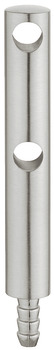 Suporte de vareta, sistema de tubos decorativos, para 2 varetas de 10 mm, coluna central