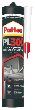 Cola para montagem, Pattex PL 300 Total Fix, Polímero MS