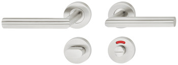 Conjunto de puxadores de porta, Aço inox, Startec, modelo PDH4171, classe 4